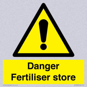 Danger Fertiliser store